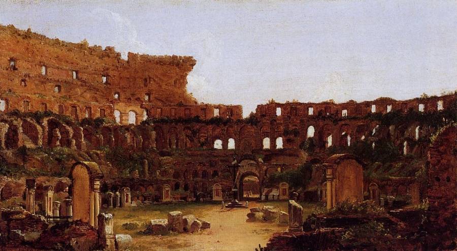 Cole Thomas - Interieur du Colisee - Rome.jpg
